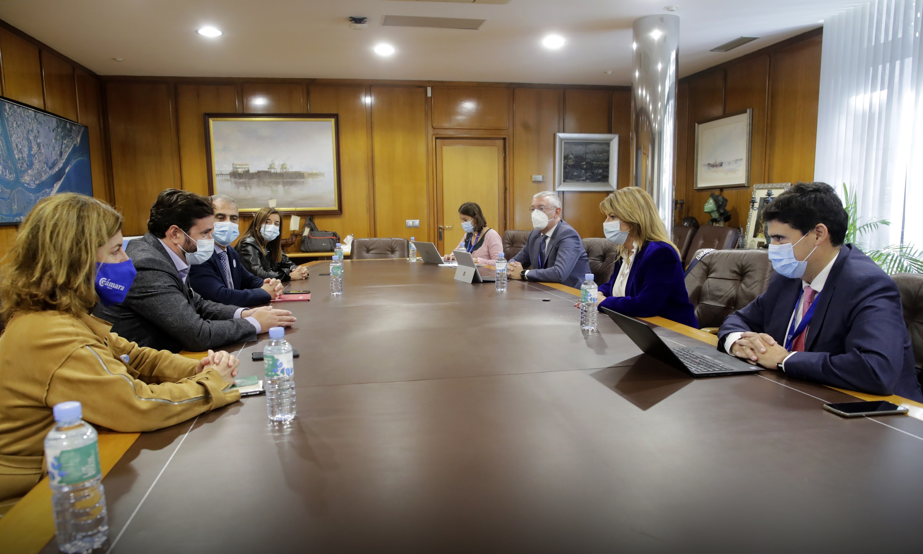 la autoridad portuaria de huelva y la cámara de comercio desarrollarán actividades conjuntas para impulsar las exportaciones desde el puerto de huelva